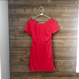 TOBI NWOT Red Open Back Mini Dress -XS/S